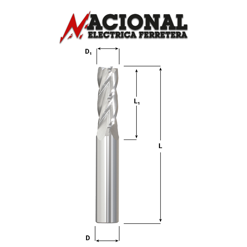 203-001063 CORTADOR VERTICAL CARBURO 1/8" X 1/4" X 1-1/2" 4 FILOS SE