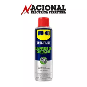 WD-40 Specialist Limpiador de Contactos 8 Oz, ideal para la limpieza y protección de equipos eléctricos y electrónicos.